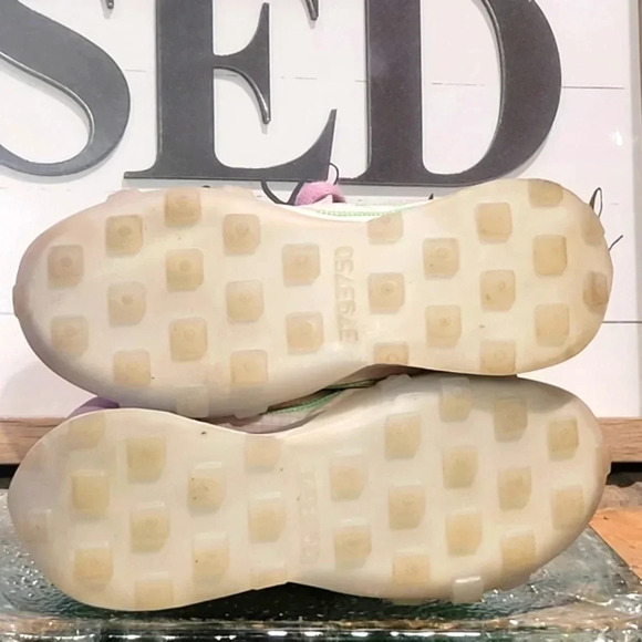 Nike Waffle Racer 2X Pink Green Wmns Sz 6 #CK6647 601 - Picture 5 of 10